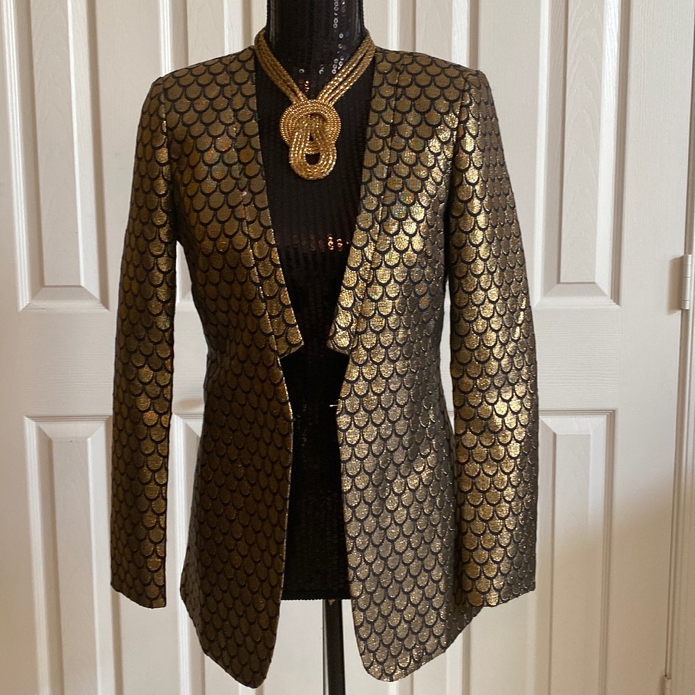 Gold & Black Jacket